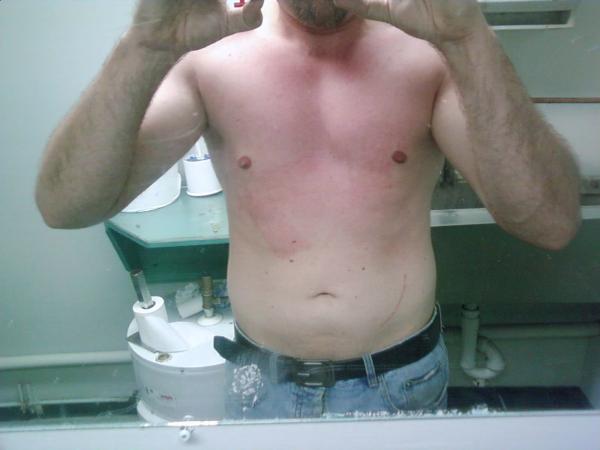 90kg 18%bf, start wycinki lato 2009